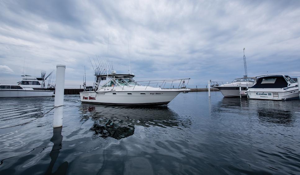 Fire Drill Charter Fishing - Lake Michigan