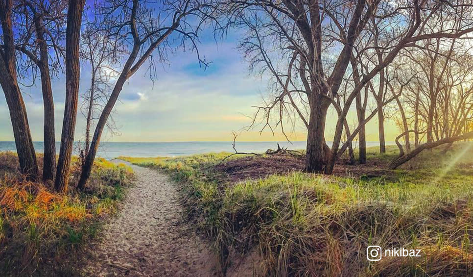 Beach Glass On Lake Michigan's South Shore