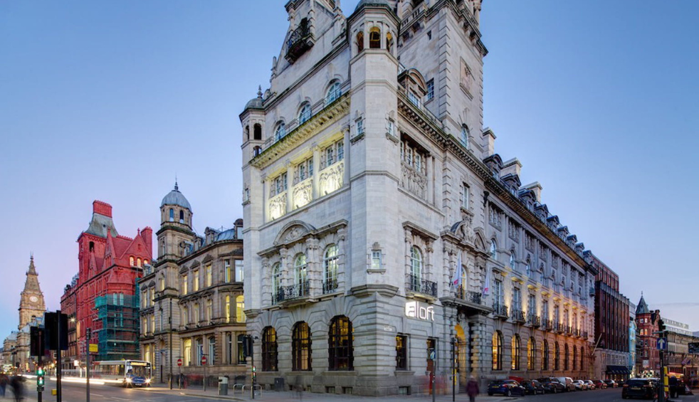 The exterior of the A loft Hotel Liverpool