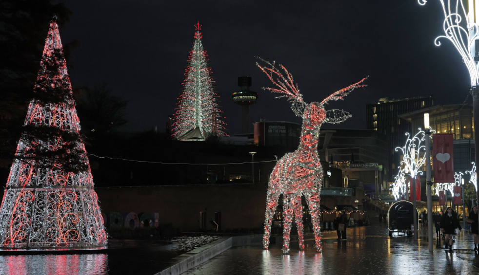 Liverpool ONE christmas decorations