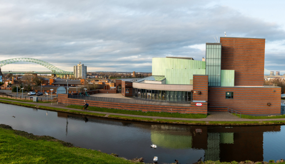 An exterior shot of The Brindley in Halton.