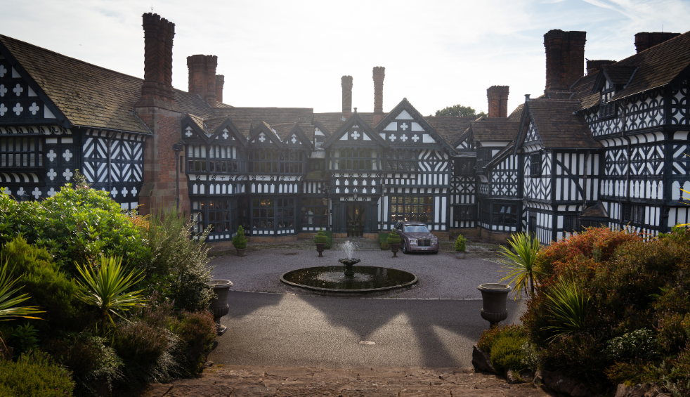 Outside shot of Hillbark Hotel