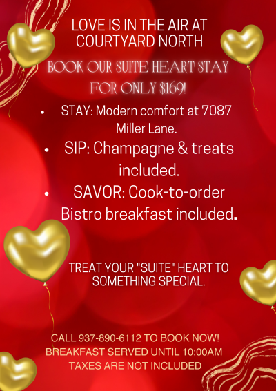 Valentine's Blog: Suite Heart Stay at Courtyard North