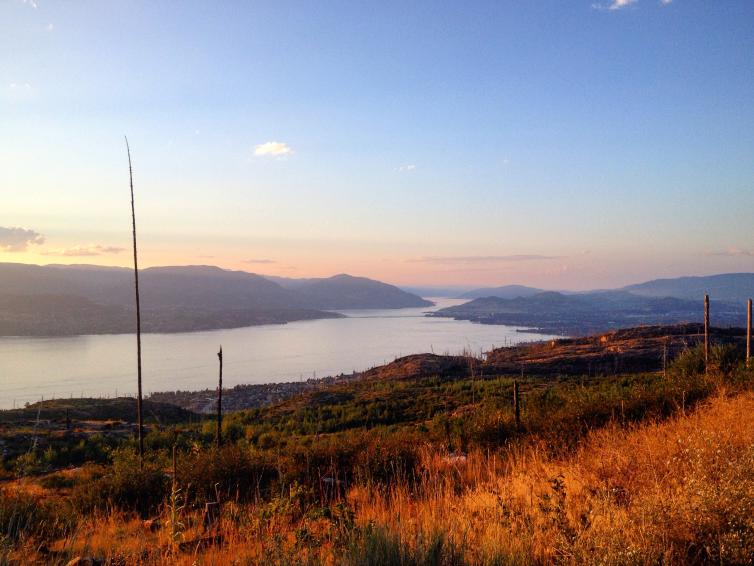 View from Okanagan Mountain Park