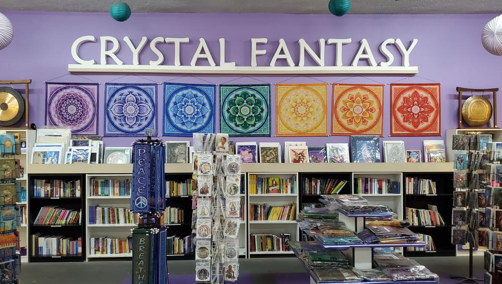 Inside Crystal Fantasy store in Palm Springs
