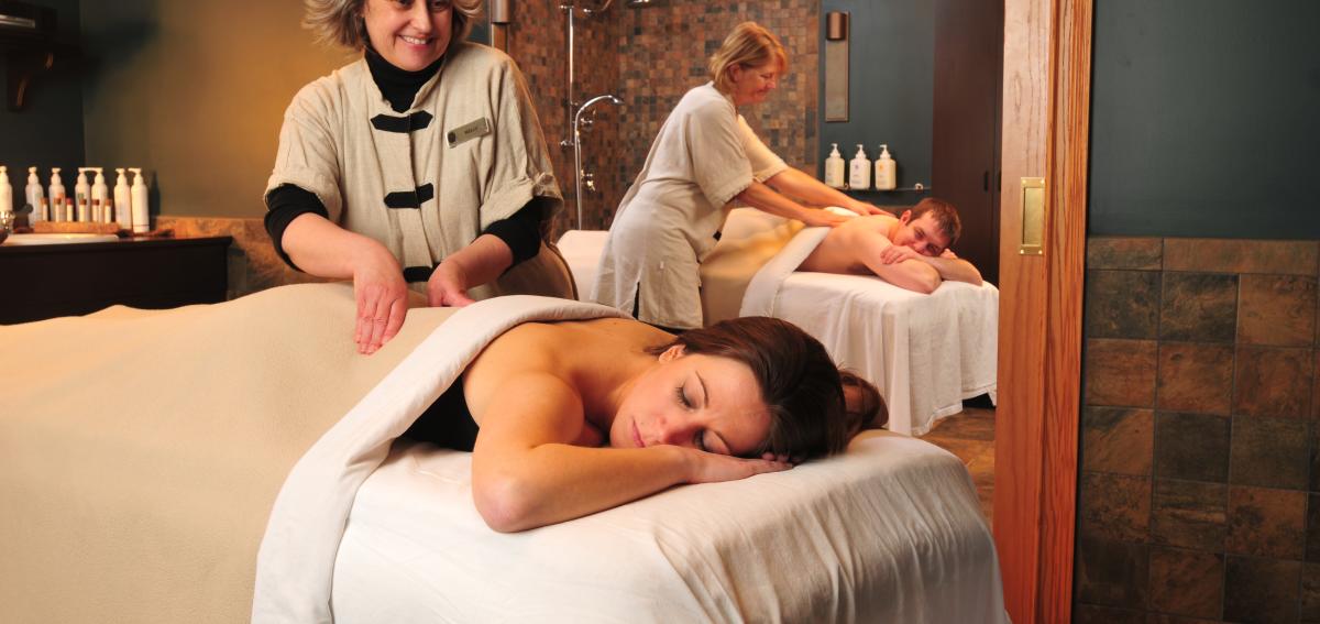 Relax and enjoy a couples massage at Isabella Spa, Belhurst