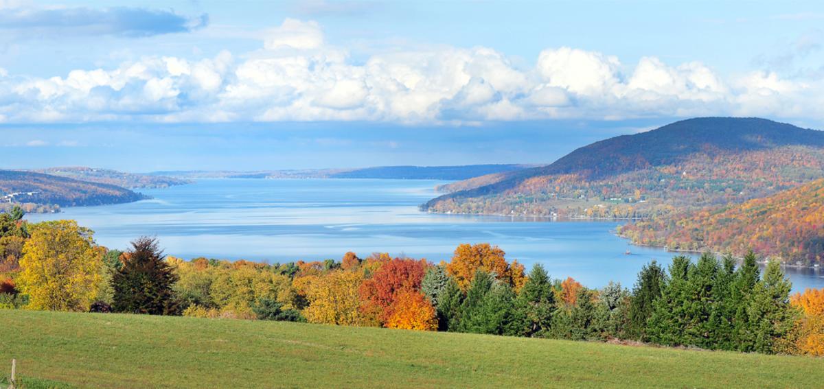 Canandaigua Lake in the Fall