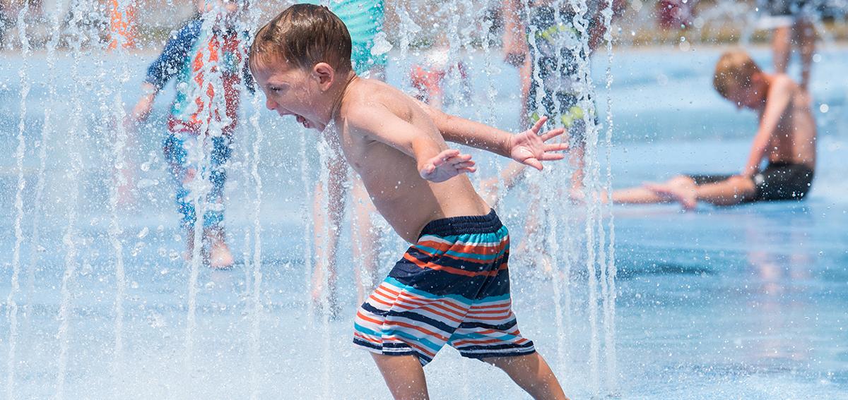 Spraypark at Seneca Lake State Park