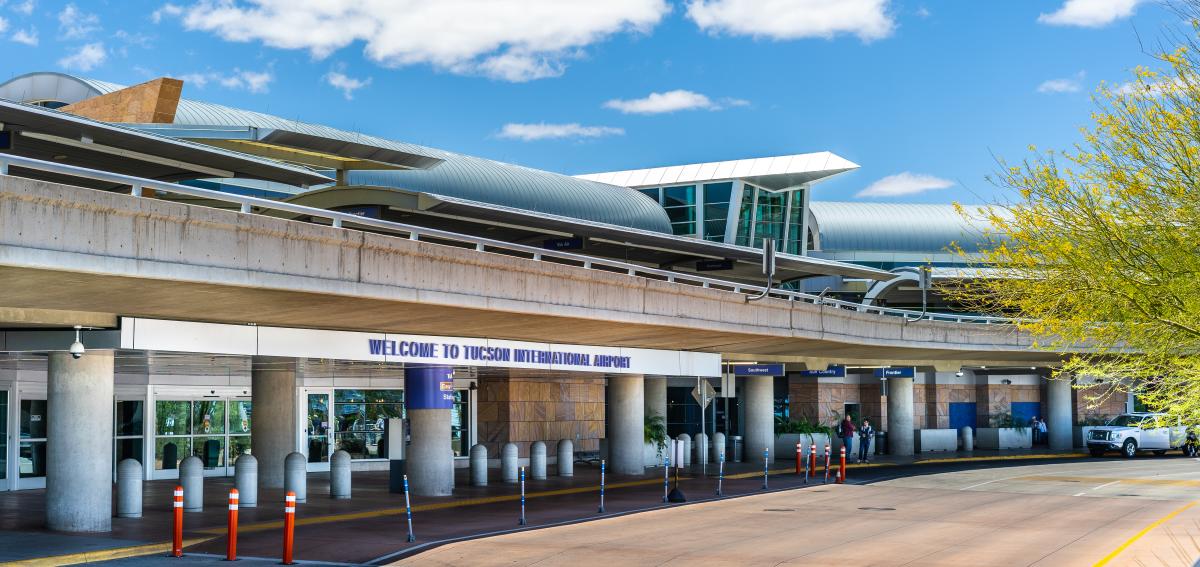 Tucson International Airport Entrance TUS