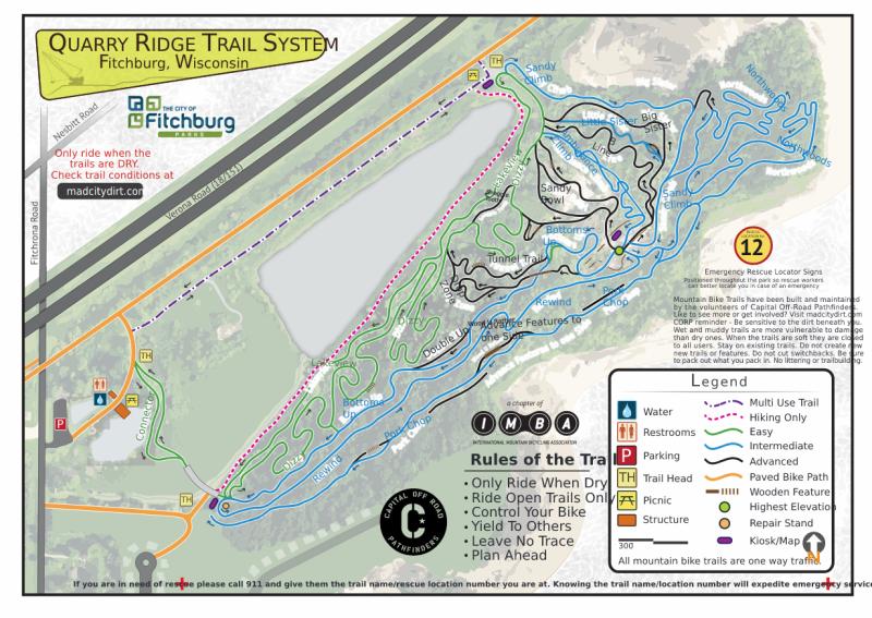 Quarry Ridge Recreation Area TrailMap_Final2022-ai