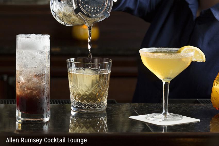 Allen Rumsey Cocktail Lounge cocktails