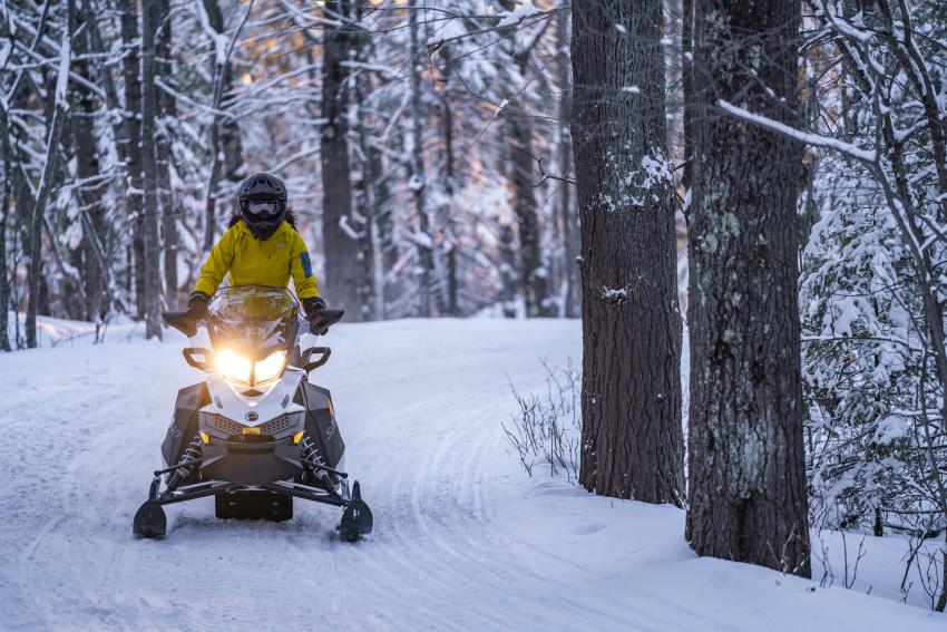 Snowmobiling