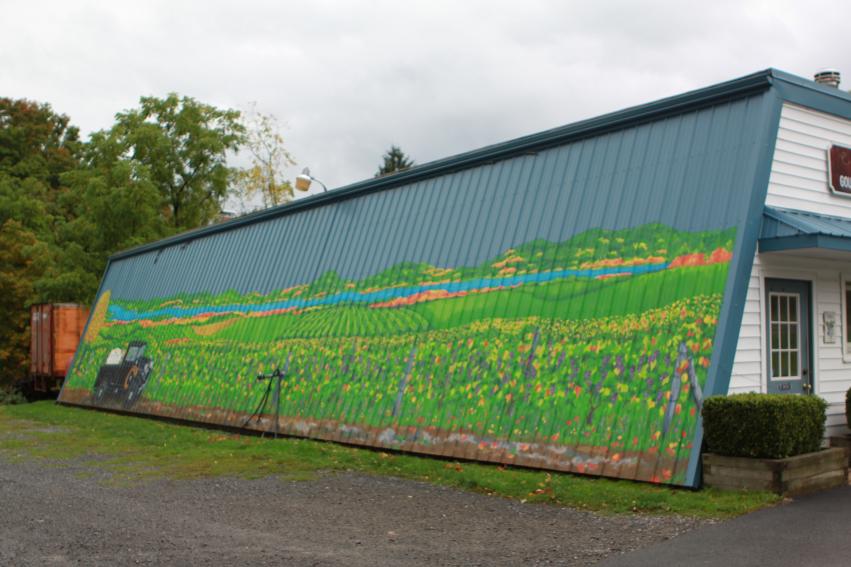 Arbor Hill Winery - Vineyards mural