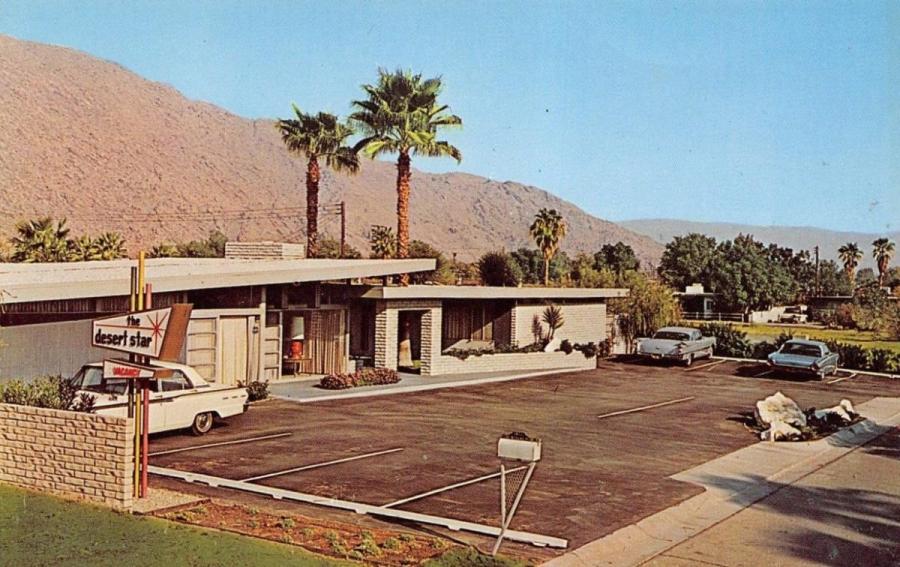 Vintage Image of Desert Star Hotel