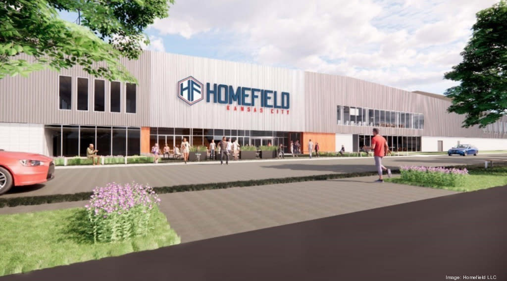 Mockup of front of Homefield sports complex