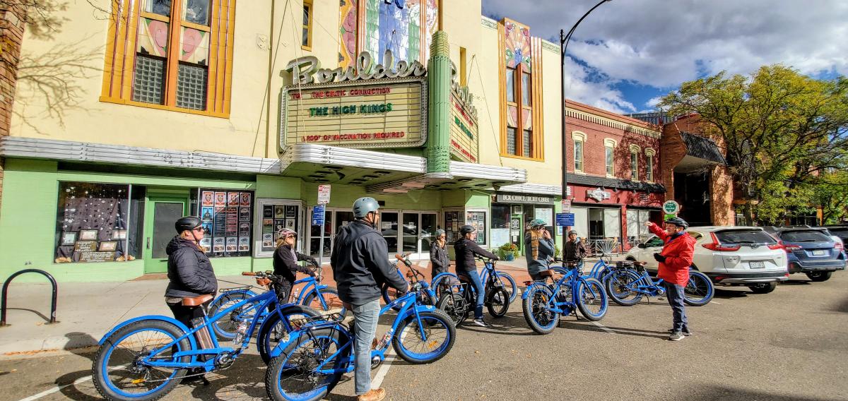 Electric Bike Tour Boulder Theater