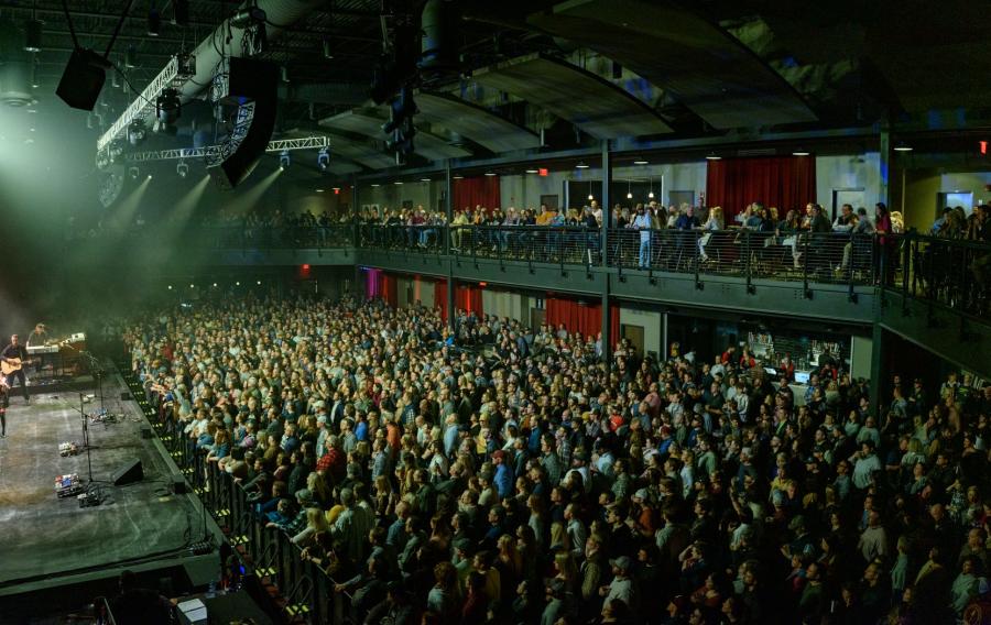View of Concert Goers at the Mars Music Hall