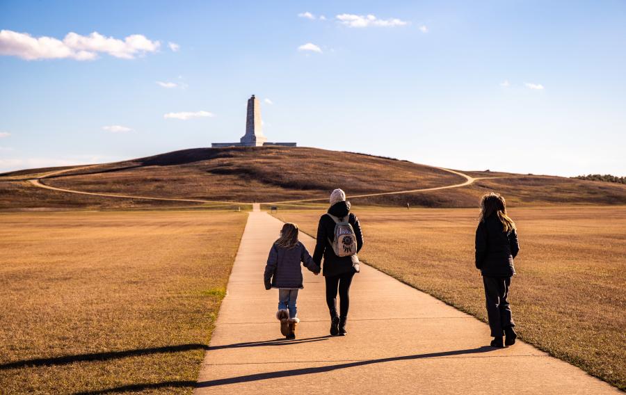 wright brothers memorial winter family
