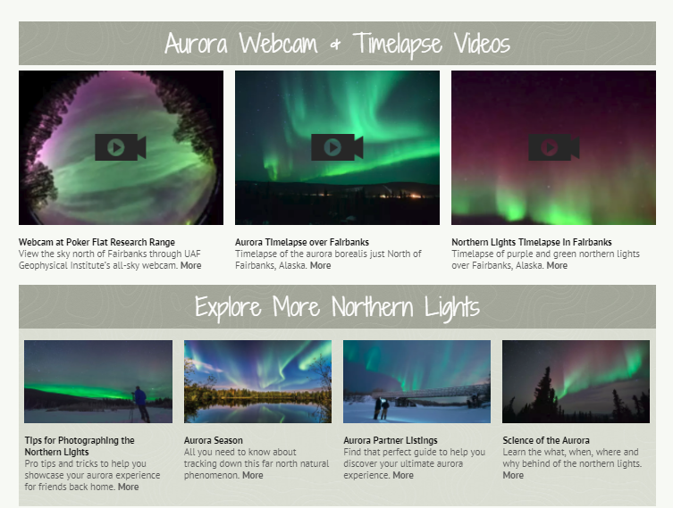 Aurora Borealis Season  Explore Fairbanks, Alaska