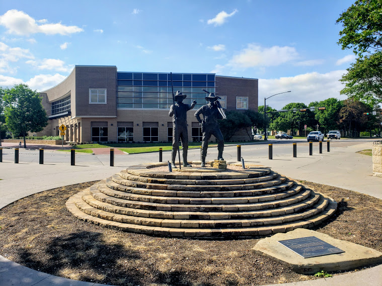 The Public Library- Founders Statue