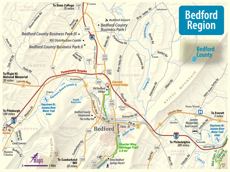 Bedford Region Map