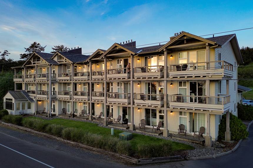 Building at Twilight