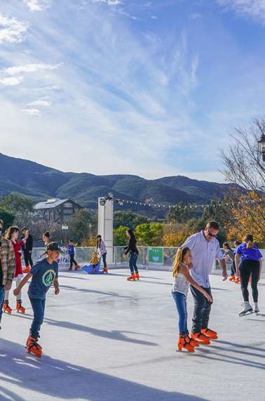 Winter Ice Skating