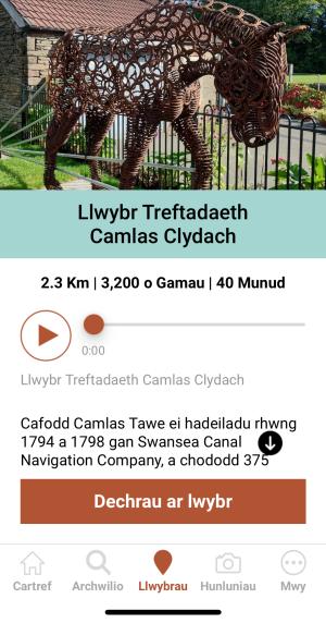 Camlas Tawe yng Nghlydach