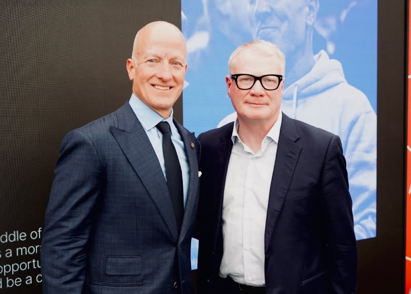 Tom Wagner, the owner of Birmingham City FC, and Mayor of the West Midlands, Richard Parker.