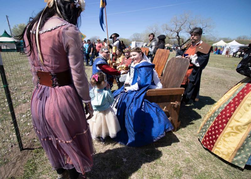 Meeting the Royals at the Great Plains Renaissance Festival