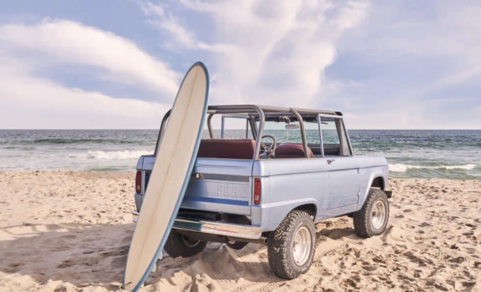 Bronco on the Beach