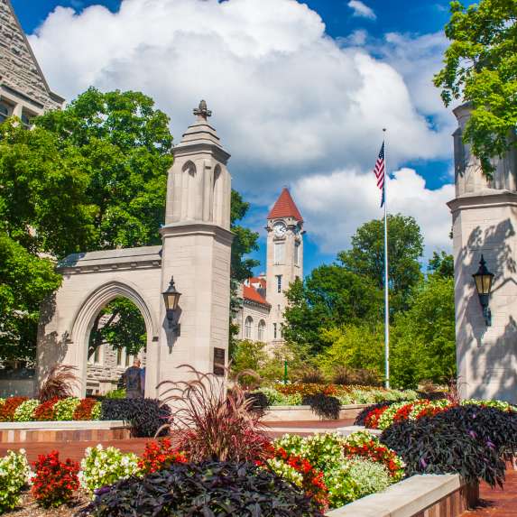 IU's Sample Gates during a sunny summer day