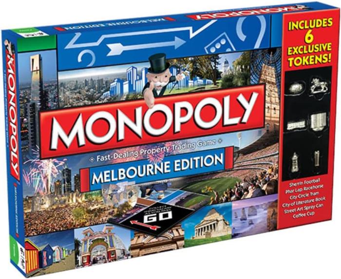 An image of the box for Monopoly: Melbourne Edition