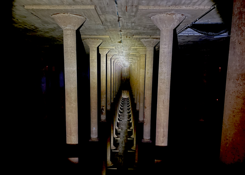 Cistern Illuminated