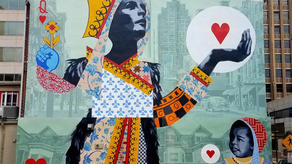 Allentown Mural - 'The Heart of Queen City (2019)'