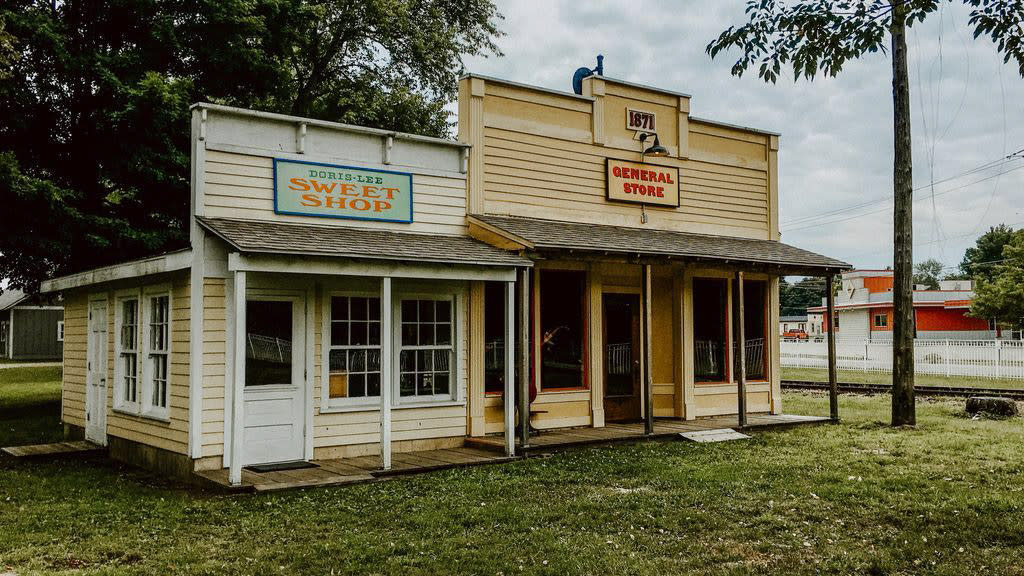 Old wooden buildings