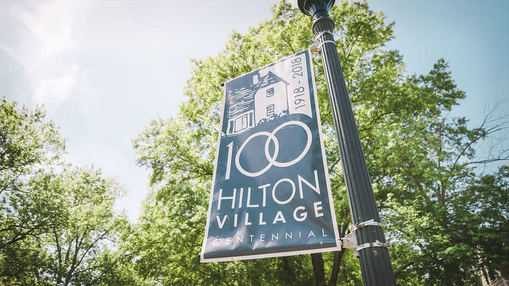 Hilton Village banner