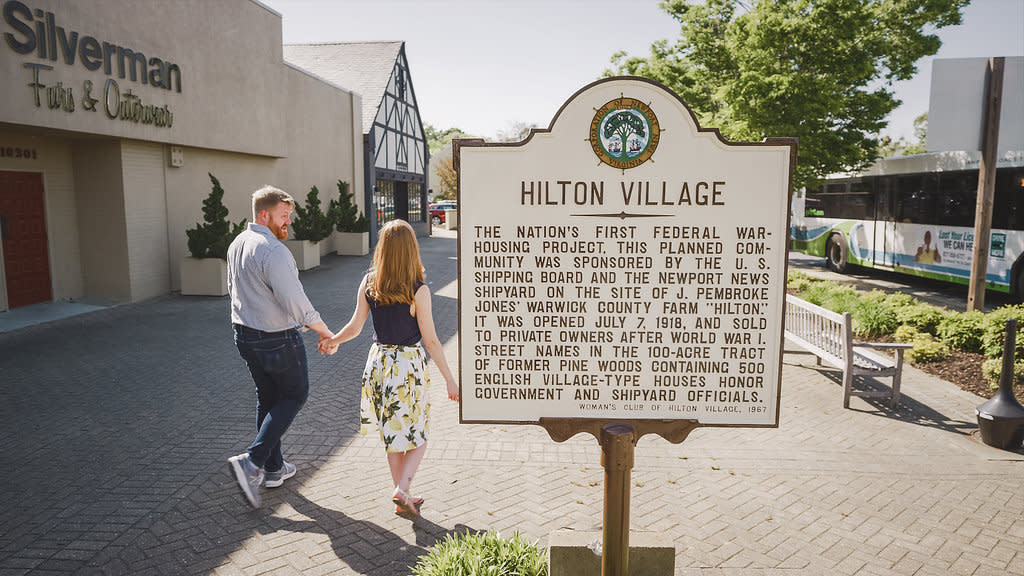 Hilton Village sign