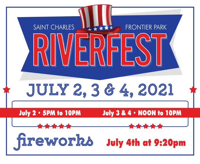 St Charles Riverfest Fireworks Patriotic Celebration