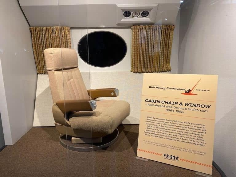 walt disney plane and chair