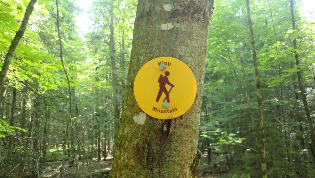 Kipp Mountain Trail Markers