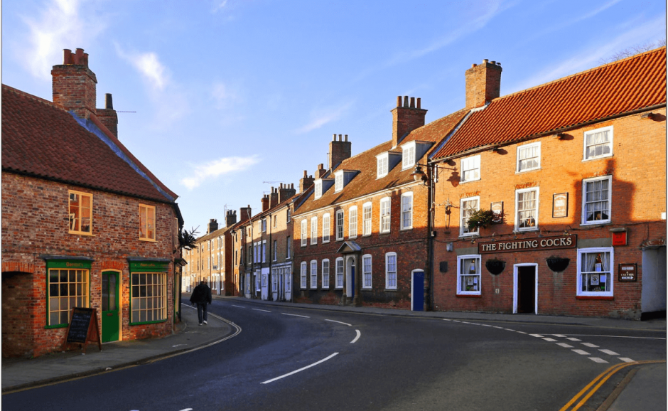 A row of houses in Horncastle