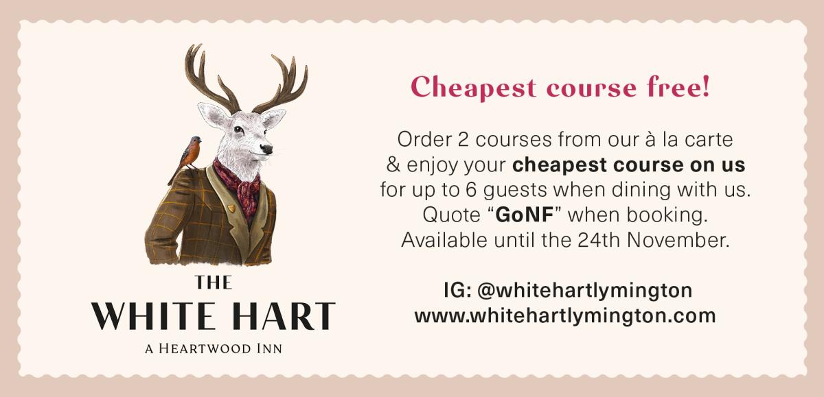 The White Hart - November Banner