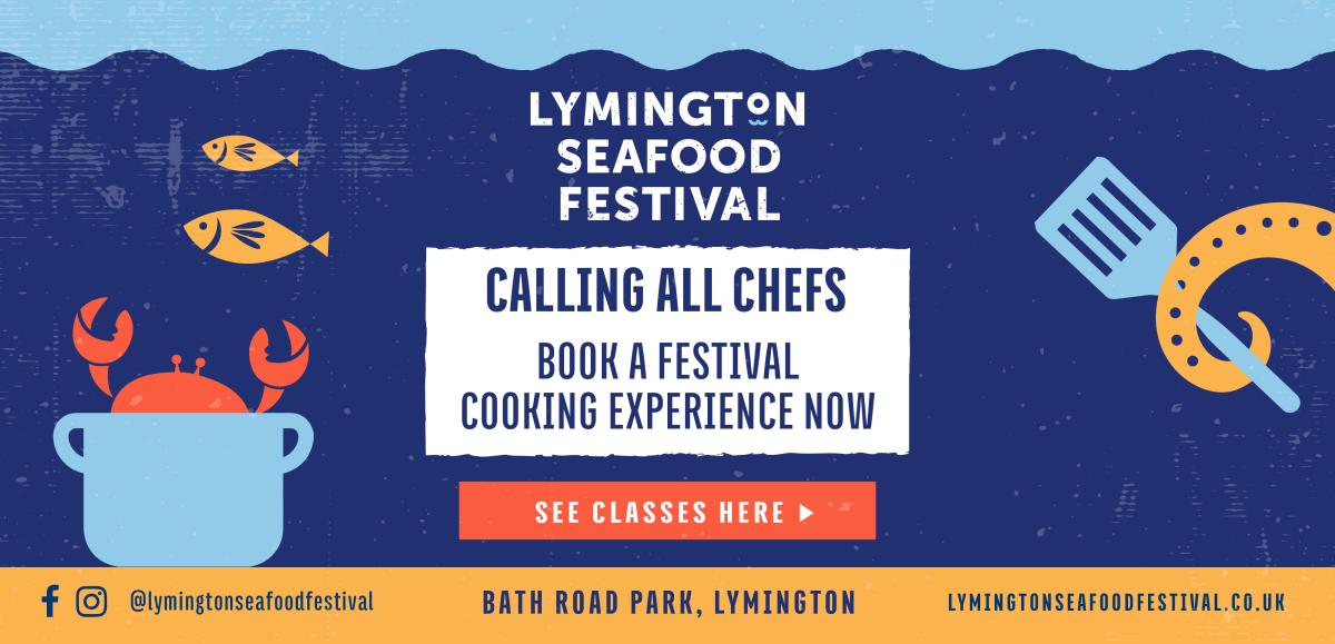 Lymington Seafood Festival Banner 3 - 2024