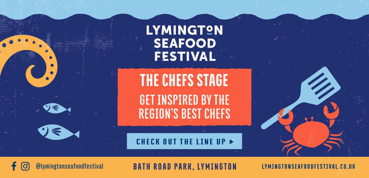 Lymington Seafood Festival Banner 2 2024