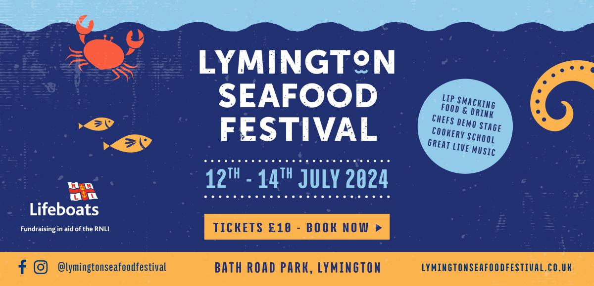 Lymington Seafood Festival Banner 1 2024