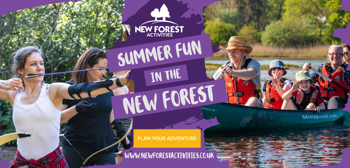 New Forest Activities Banner Ad June/July 2025