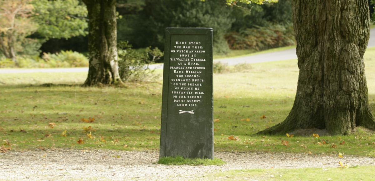 Rufus Stone Historic walk in the New Forest
