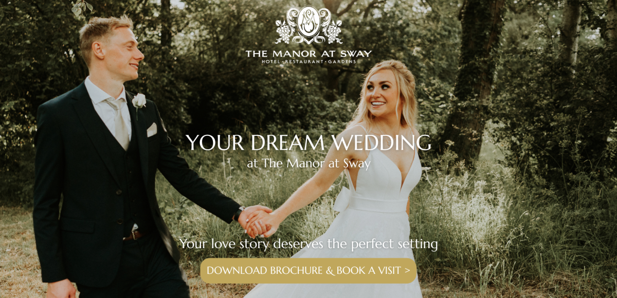 Sway Manor Banner - Wedding 1