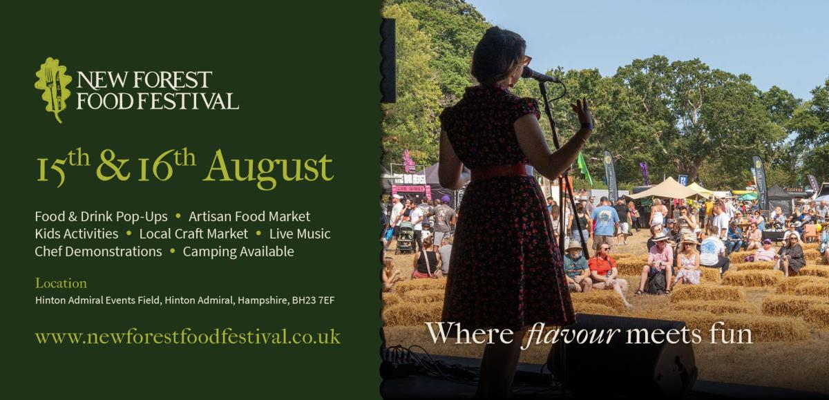 New Forest Food Festival Banner 2026 - 3